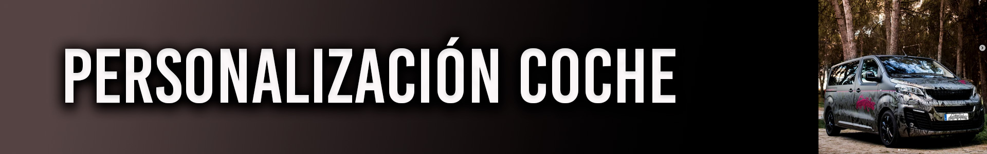 Cabecera personalización coche