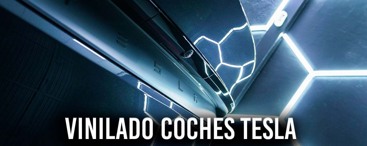 Cabecera Vinilado coches Tesla