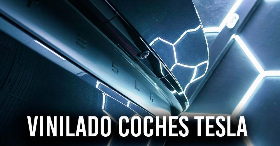 Cabecera Vinilado coches Tesla