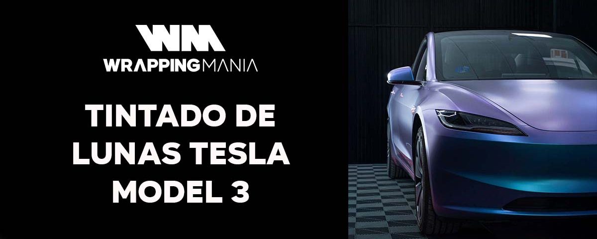 Tintado de lunas Tesla Model 3