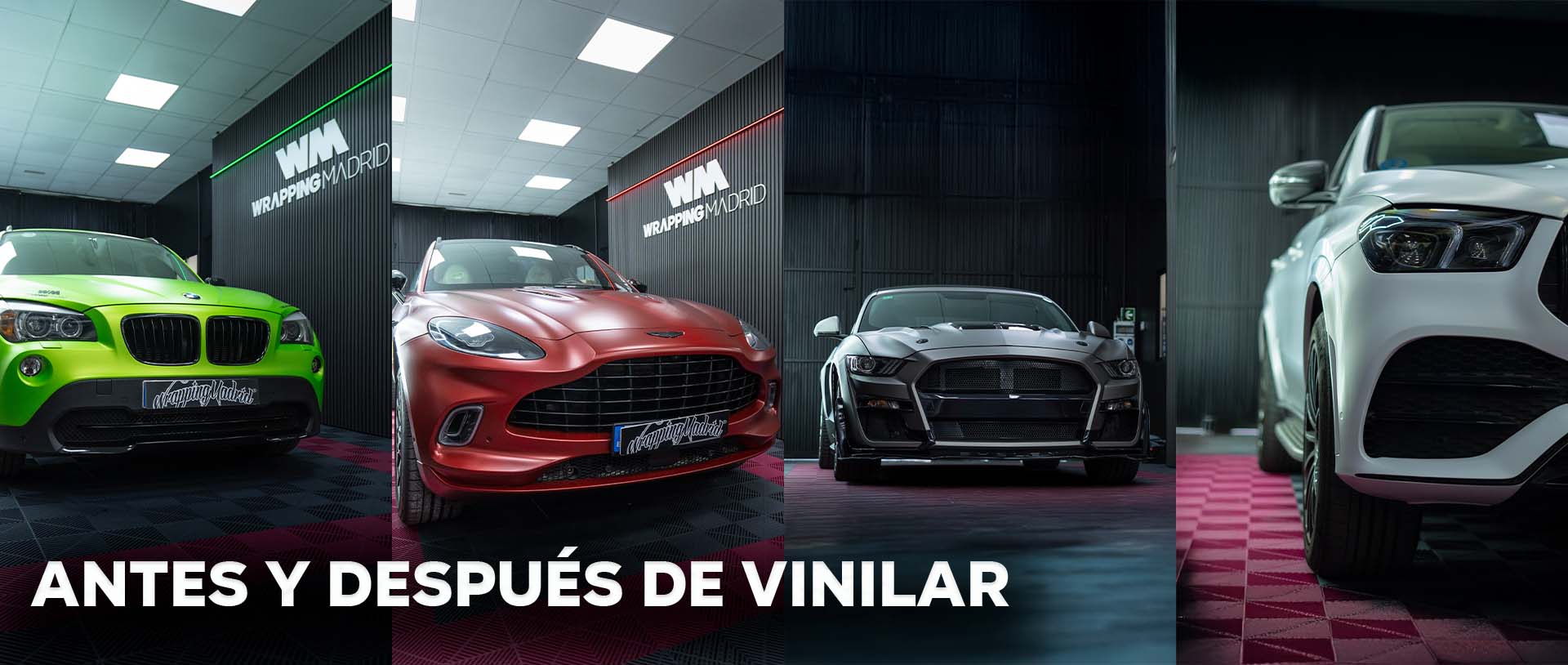 banner antes y después de vinilar