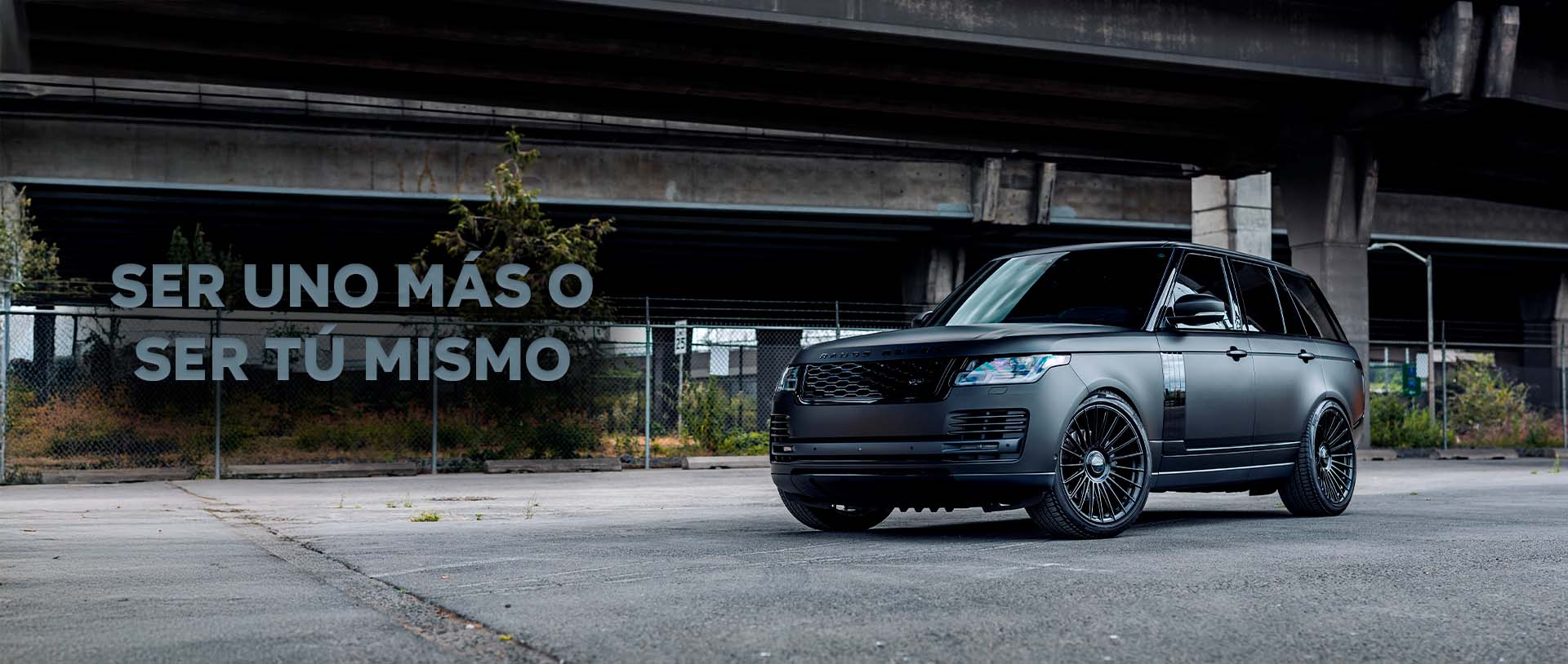 Slider Home vinilado Range Rover gris mate