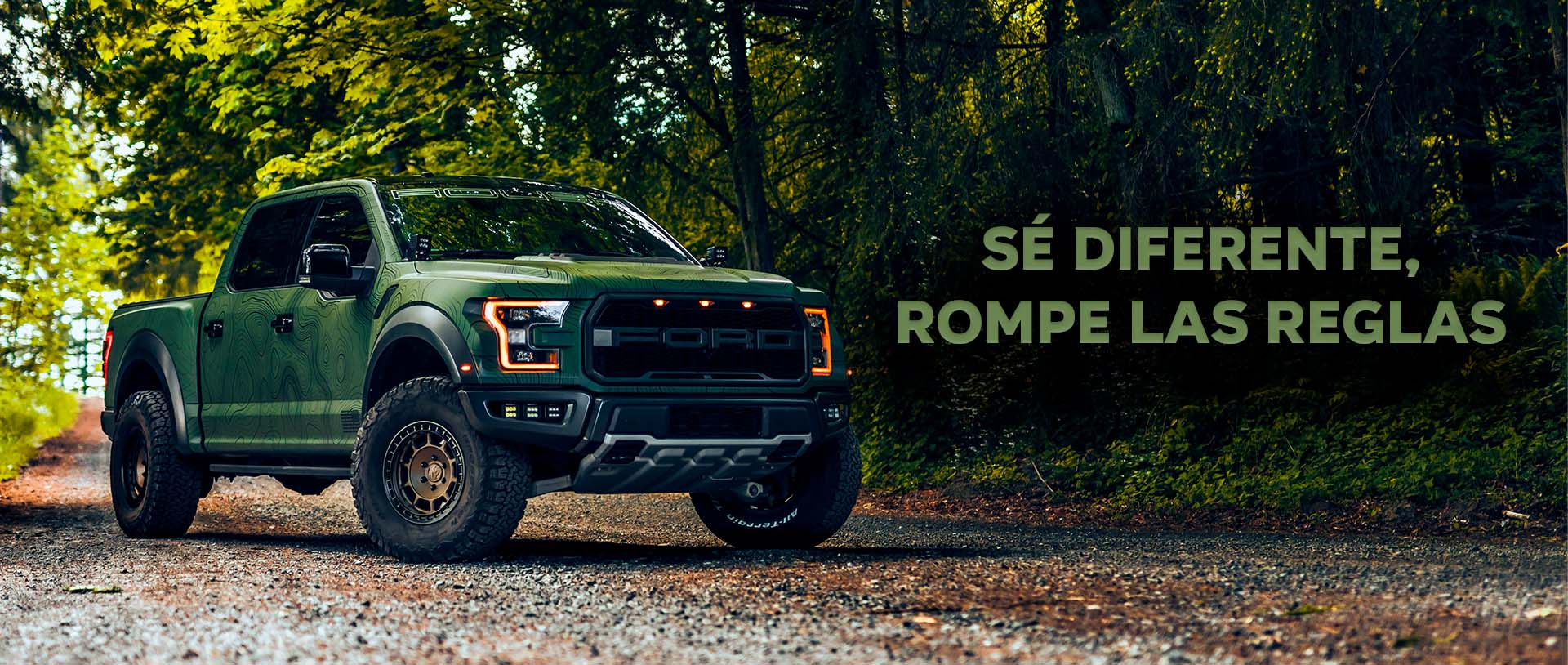 Slider Home Ford Raptor vinilado camuflaje