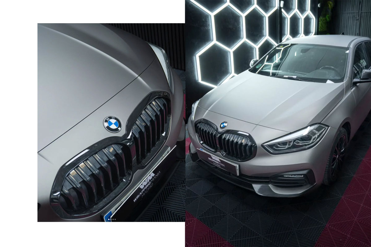 Vinilado BMW Seria 1 en color mate