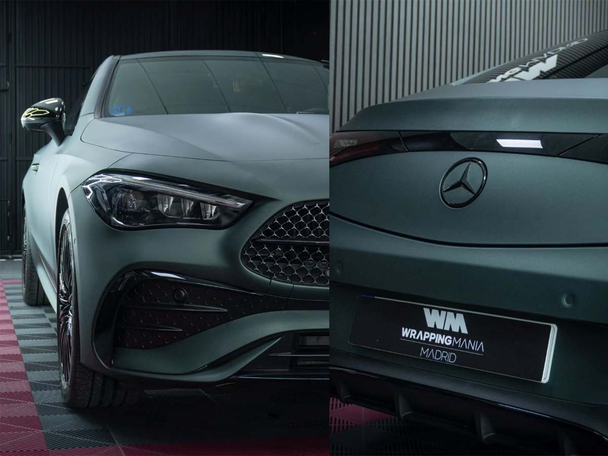 vinilado Mercedes Bez Cl en verte satinado